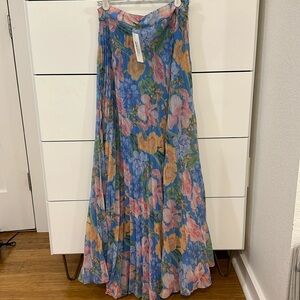 Floral maxi skirt